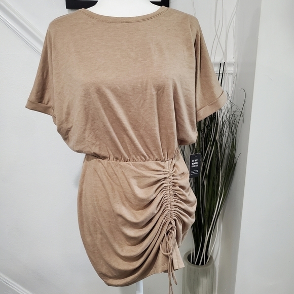Express Tan Mini Dress Size S NWT - Picture 4 of 14